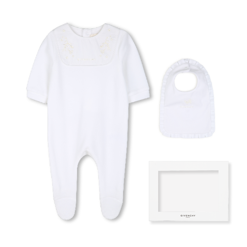 Conjunto de pijama y babero GIVENCHY 
                        NI&Ntilde;A