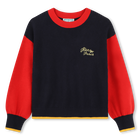 Jersey de punto con bordados KENZO KIDS 
                    NI&Ntilde;A