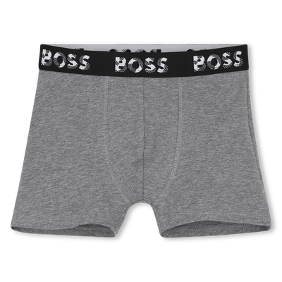 Pack de 3 calzoncillos b&oacute;xer BOSS NI&Ntilde;O