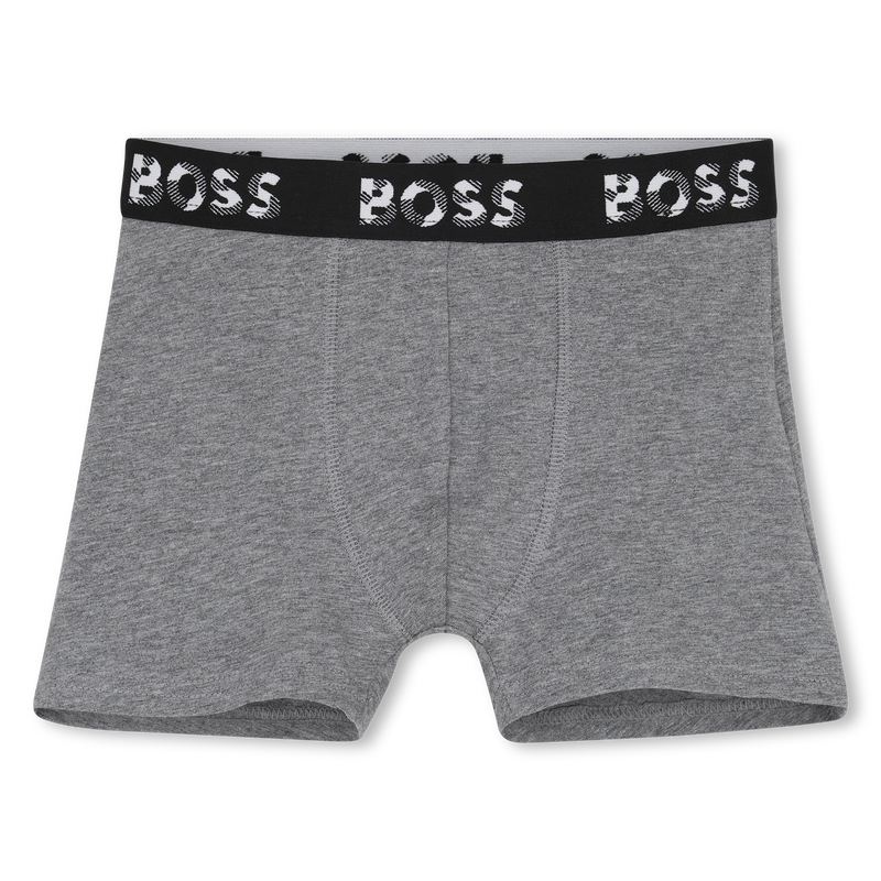 Pack de 3 calzoncillos b&oacute;xer BOSS 
                        NI&Ntilde;O