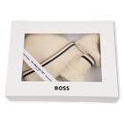 Conjunto de gorro y zapatillas. BOSS 
                    UNISEXO