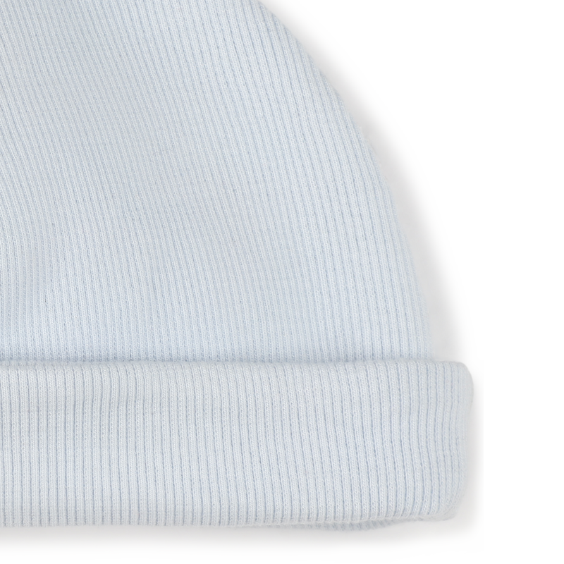 Gorro con vuelta de algod&oacute;n BOSS 
                        NI&Ntilde;O