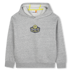 Sudadera con capucha de vell&oacute;n, GRIS CHINE, hi-res