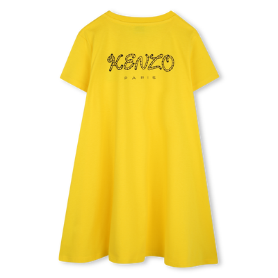 Vestido con insignia bordada KENZO KIDS NI&Ntilde;A