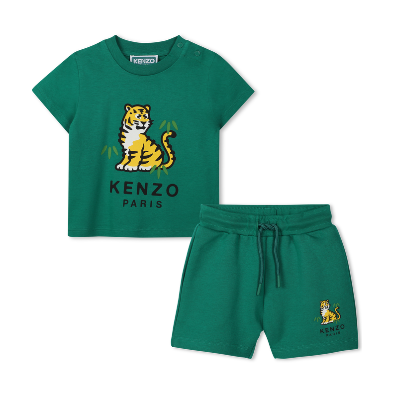 Conjunto camiseta y bermudas KENZO KIDS 
                        NI&Ntilde;O