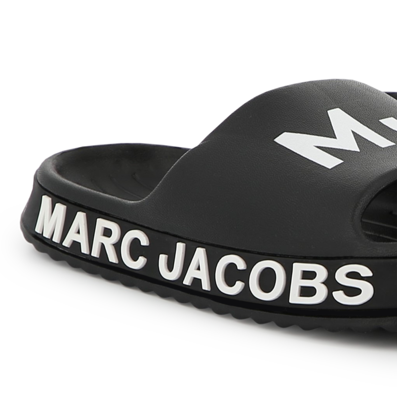 Chanclas con logo MARC JACOBS 
                        NI&Ntilde;O