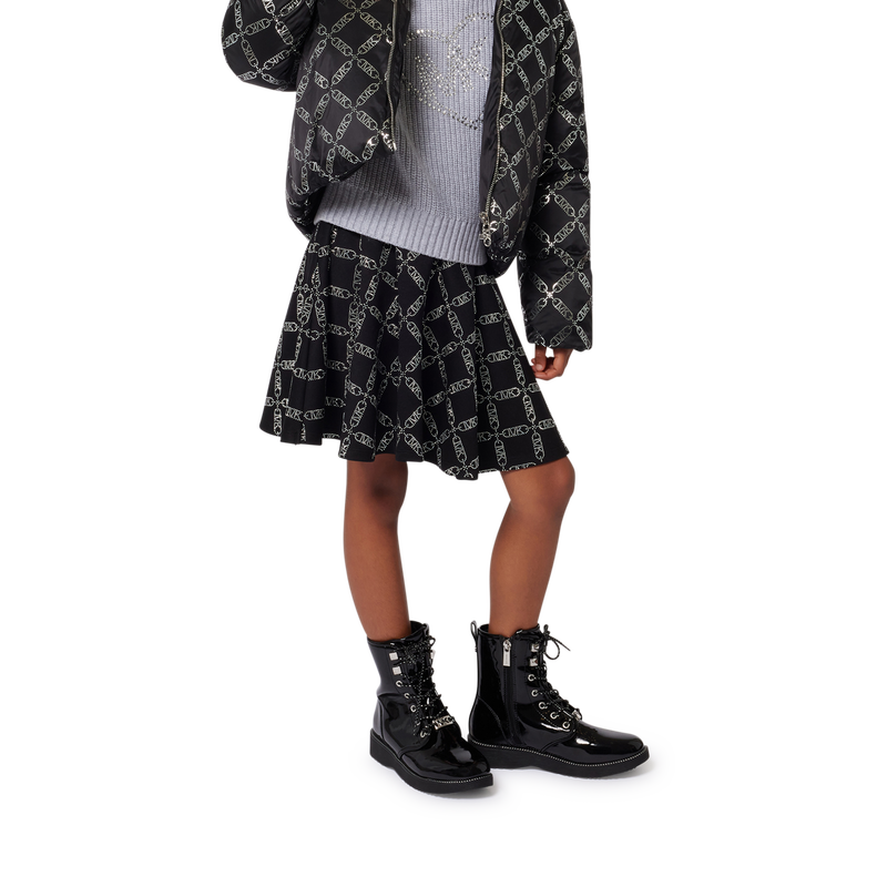 Falda de patinadora estampada MICHAEL KORS 
                        NI&Ntilde;A