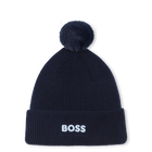Gorro de punto con pomp&oacute;n, MARINO, hi-res