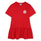 Vestido de manga corta KENZO KIDS 
                    NI&Ntilde;A
