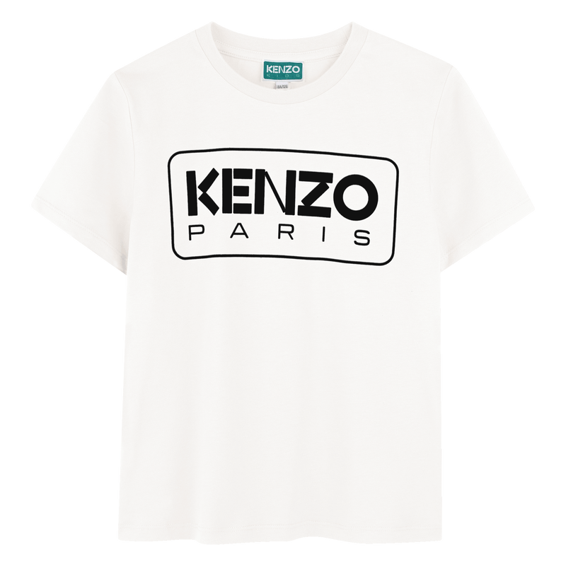 Camiseta manga corta y algod&oacute;n KENZO KIDS 
                        NI&Ntilde;O