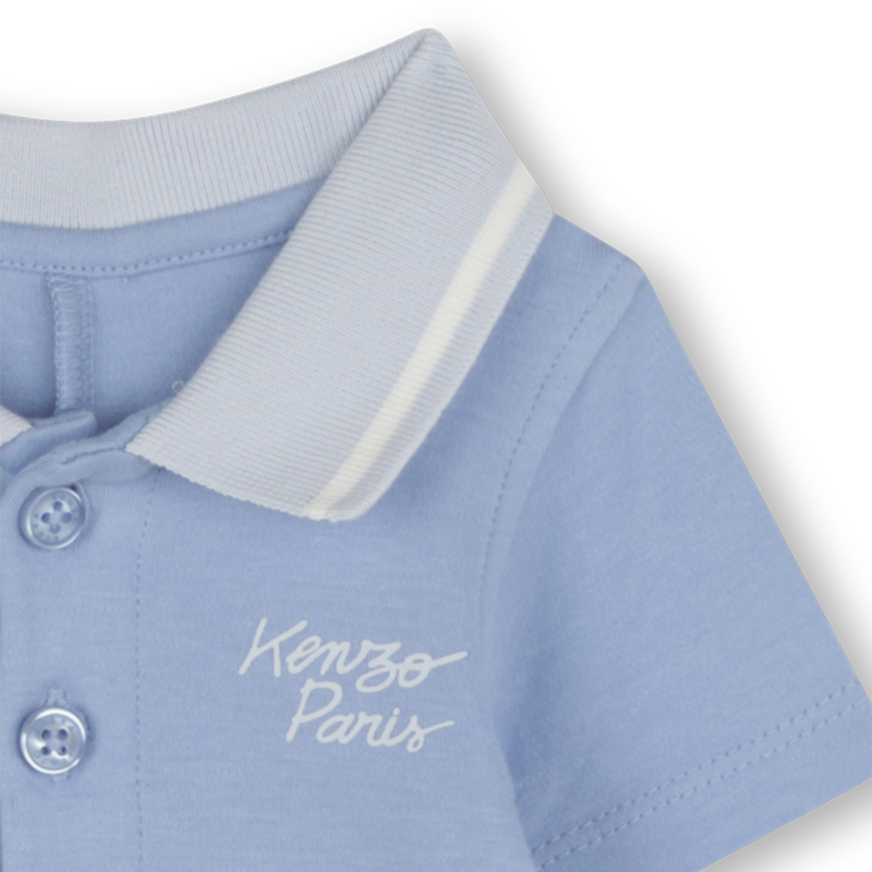 Mono corto con bolsillos KENZO KIDS 
                        NI&Ntilde;O