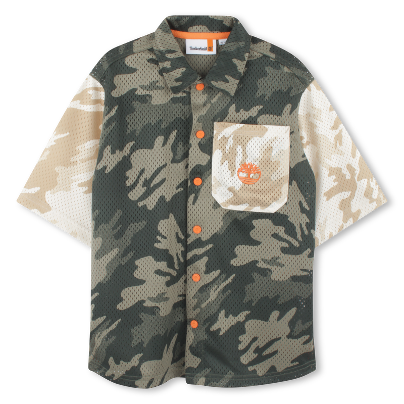 Camisa con botones autom&aacute;ticos TIMBERLAND 
                        NI&Ntilde;O