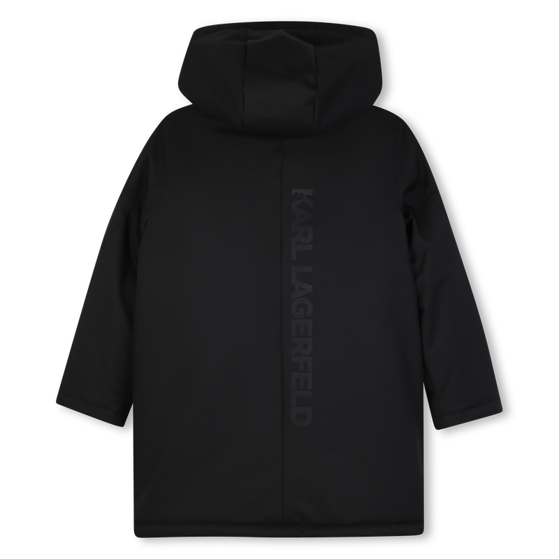 Parka con capucha KARL LAGERFELD KIDS 
                        NI&Ntilde;O