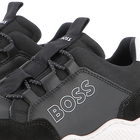 Zapatillas de imitaci&oacute;n y lona BOSS 
                    NI&Ntilde;O