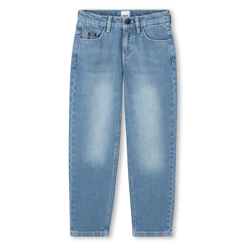 Pantal&oacute;n ancho con 5 bolsillos BOSS 
                        NI&Ntilde;O