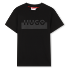 Camiseta de manga corta, NEGRO, hi-res