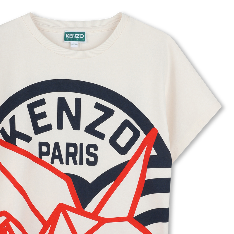Camiseta algod&oacute;n manga corta KENZO KIDS 
                        UNISEXO