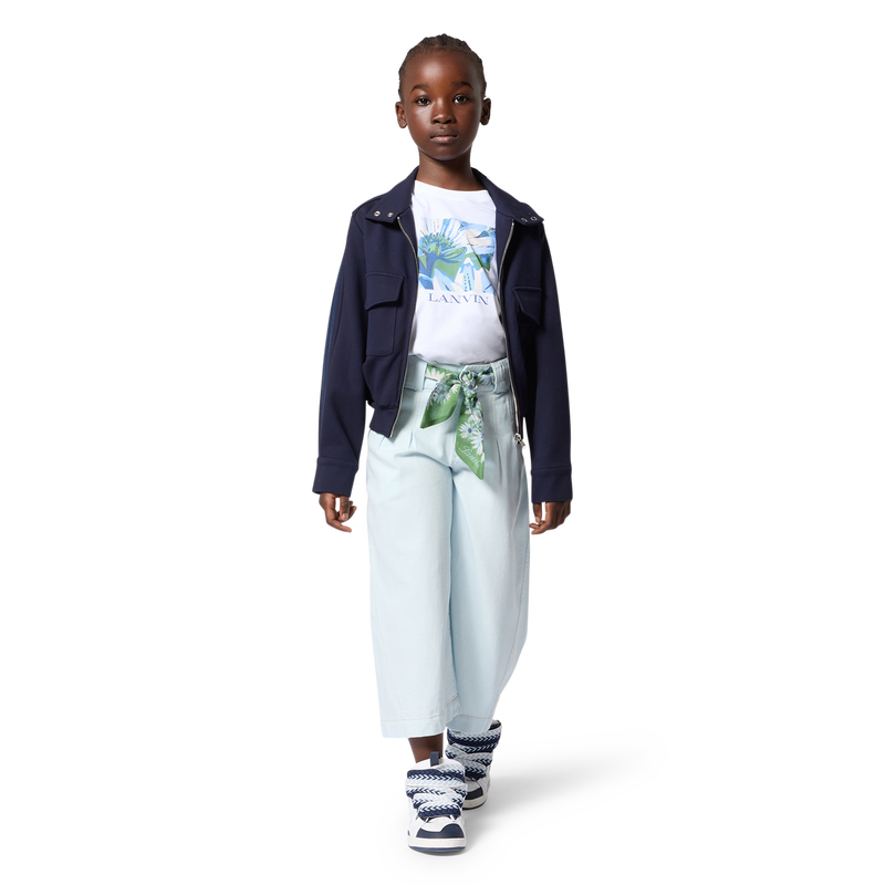 CAMISETA DE MANGA CORTA LANVIN 
                        NIÑA