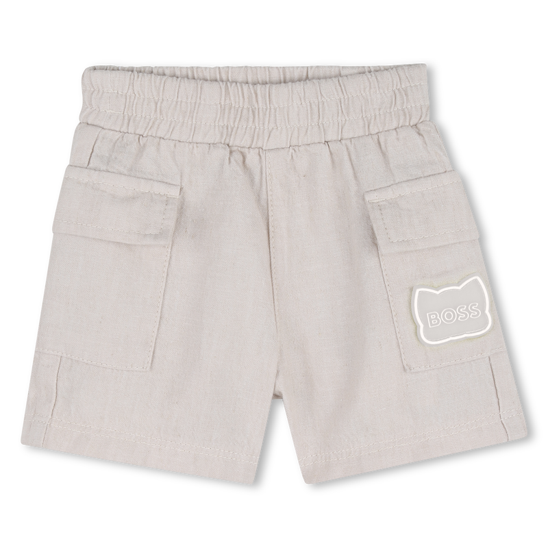 CONJUNTO CAMISETA + PANTAL&Oacute;N CORTO BOSS 
                        NI&Ntilde;O