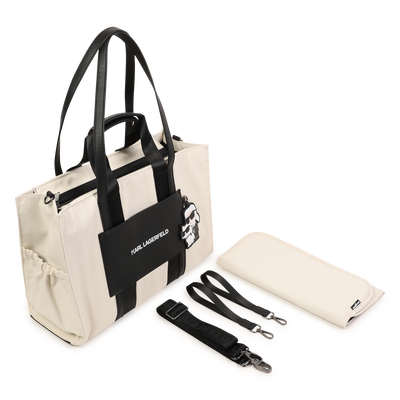 Bolso cambiador con parche KARL LAGERFELD KIDS UNISEXO