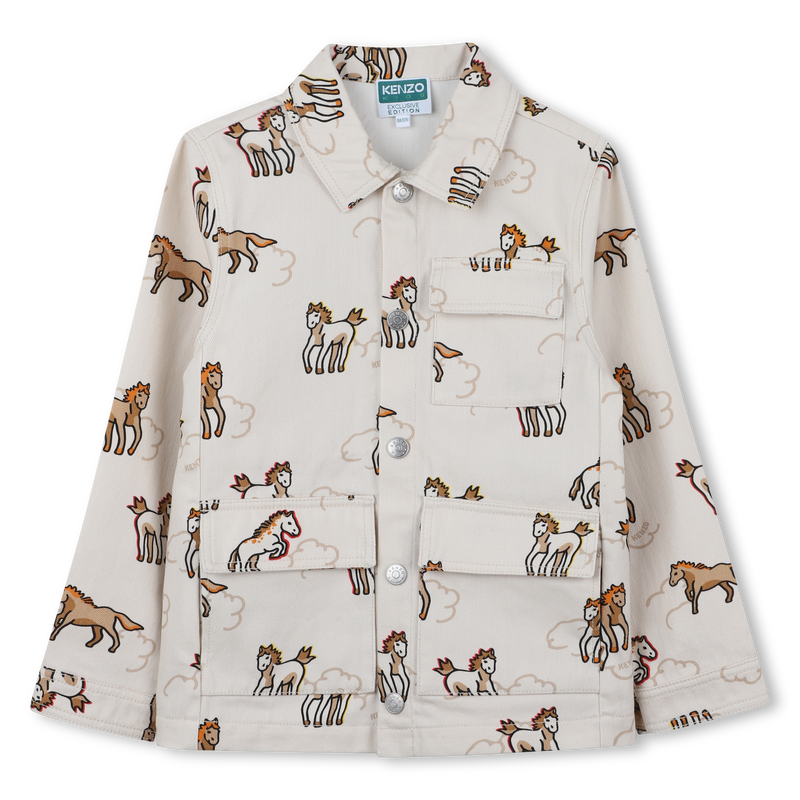 CHAQUETA DE CORTE RECTO KENZO KIDS 
                        UNISEXO