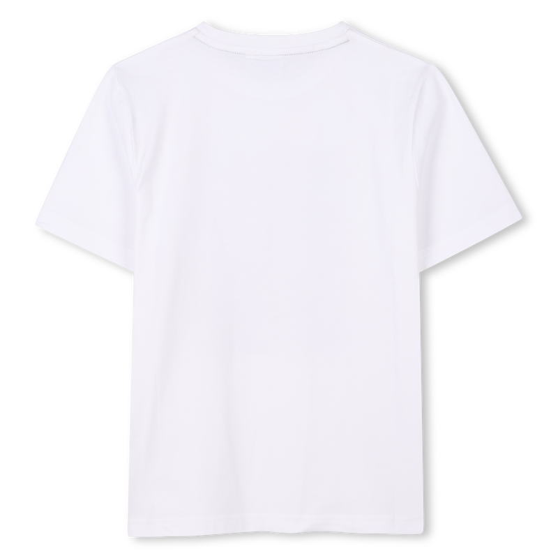 Camiseta manga corta y algod&oacute;n BOSS 
                        NI&Ntilde;O