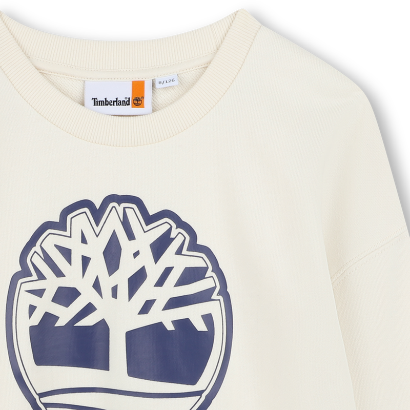 Sudadera con logo estampado TIMBERLAND 
                        NI&Ntilde;O
