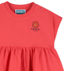 Vestido fruncido en la cintura KENZO KIDS 
                    NI&Ntilde;A
