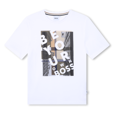 Camiseta de manga corta BOSS NI&Ntilde;O