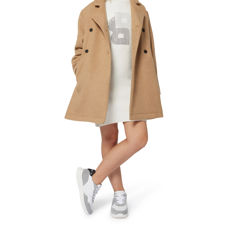 Vestido jersey con estr&aacute;s BOSS 
                        NI&Ntilde;A