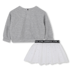 Conjunto de sudadera y falda KARL LAGERFELD KIDS 
                    NI&Ntilde;A