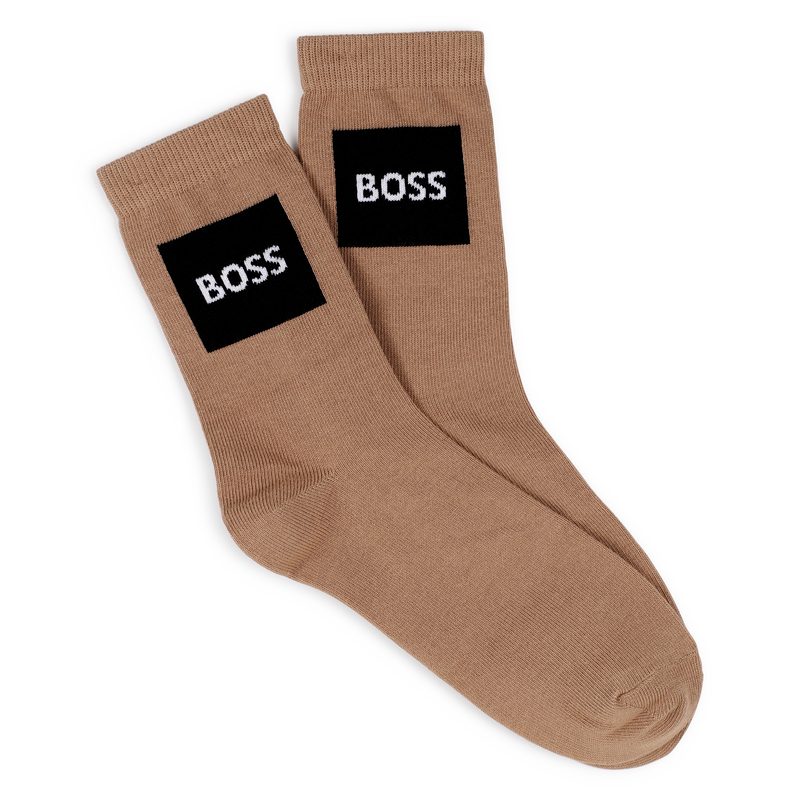 JUEGO DE 3 PARES DE CALCETINES BOSS 
                        NI&Ntilde;O