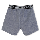 Conjunto de camiseta y pantal&oacute;n corto KARL LAGERFELD KIDS 
                    NI&Ntilde;O
