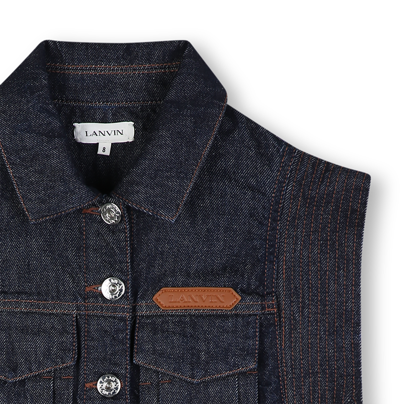 Vestido de denim LANVIN 
                        NI&Ntilde;A
