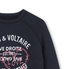 Sudadera estampada ZADIG VOLTAIRE 
                    NI&Ntilde;A