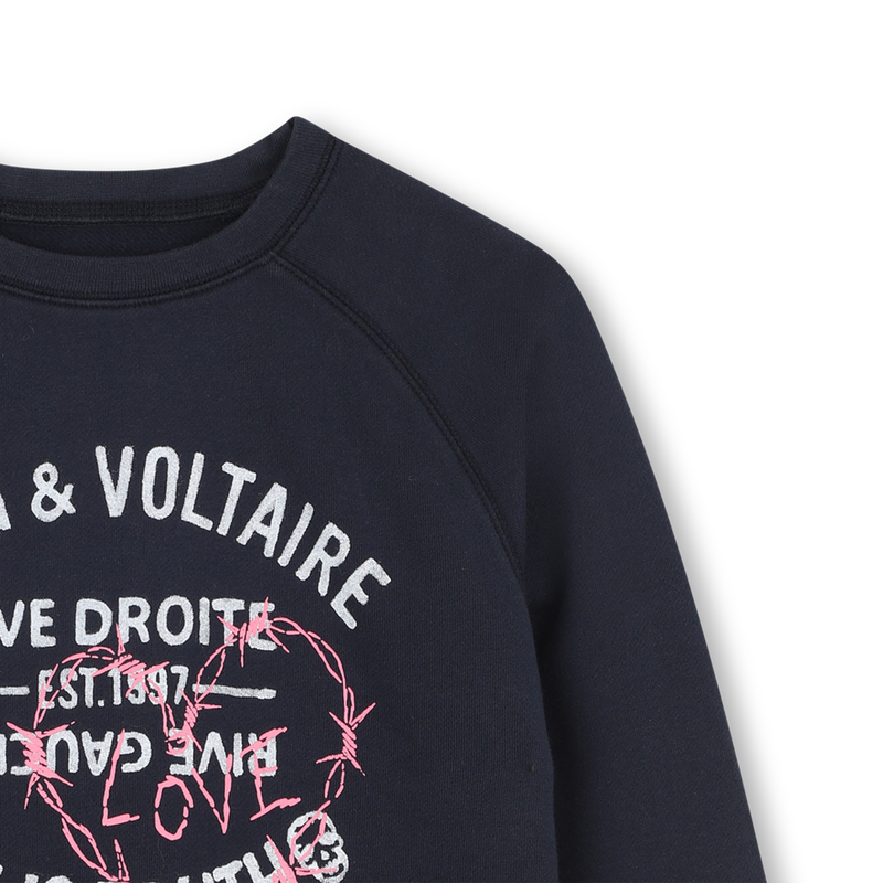 Sudadera estampada ZADIG & VOLTAIRE 
                        NI&Ntilde;A