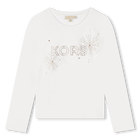 Camiseta manga larga y algod&oacute;n, BLANCO ROTO, hi-res