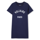 Vestido camiseta ZADIG & VOLTAIRE 
                    NI&Ntilde;A