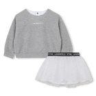 Conjunto de sudadera y falda KARL LAGERFELD KIDS 
                    NI&Ntilde;A