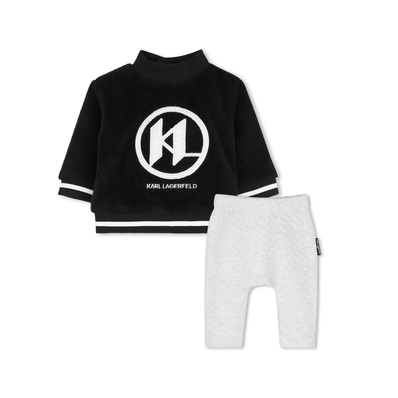 Conjunto de sudadera y pantal&oacute;n KARL LAGERFELD KIDS 
                        NI&Ntilde;O