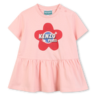 Vestido de manga corta KENZO KIDS 
                    NI&Ntilde;A