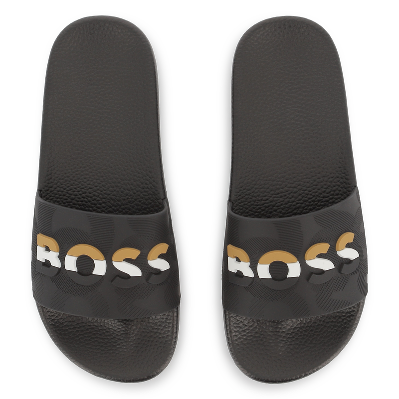 Chanclas con tira ancha BOSS 
                        NI&Ntilde;O