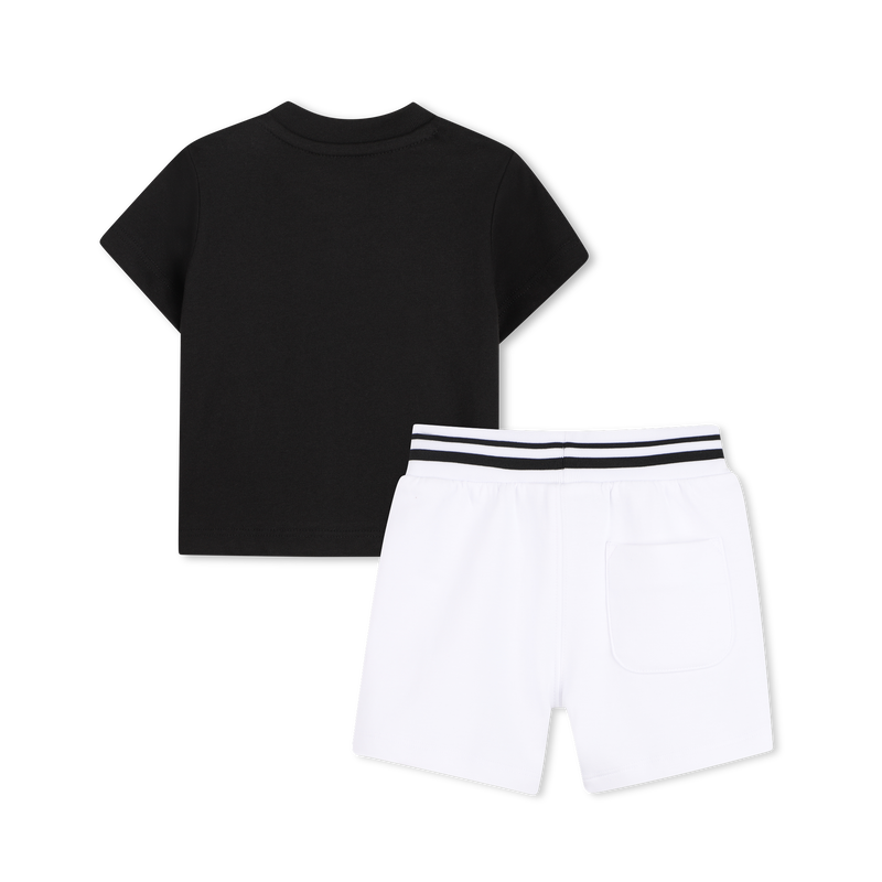 CONJUNTO DE CAMISETA Y BERMUDAS KARL LARGERFELD KIDS 
                        NI&Ntilde;O
