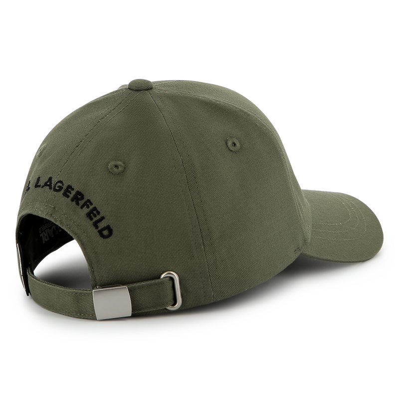 Gorra ajustable de algod&oacute;n KARL LAGERFELD KIDS 
                        NI&Ntilde;O
