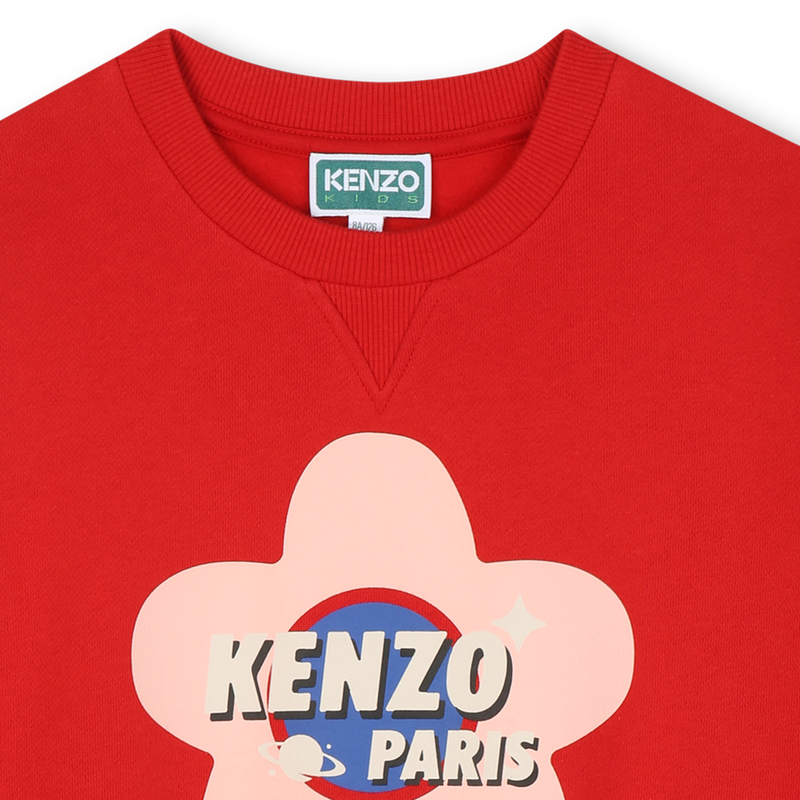 Sudadera de forro polar sin cepillar KENZO KIDS 
                        NI&Ntilde;A