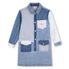 Vestido de denim KIDS AROUND 
                    NI&Ntilde;A