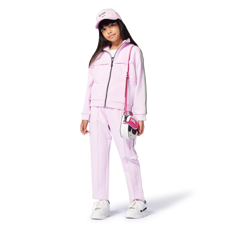 Gorra ajustable de algod&oacute;n KARL LAGERFELD KIDS 
                        NI&Ntilde;A