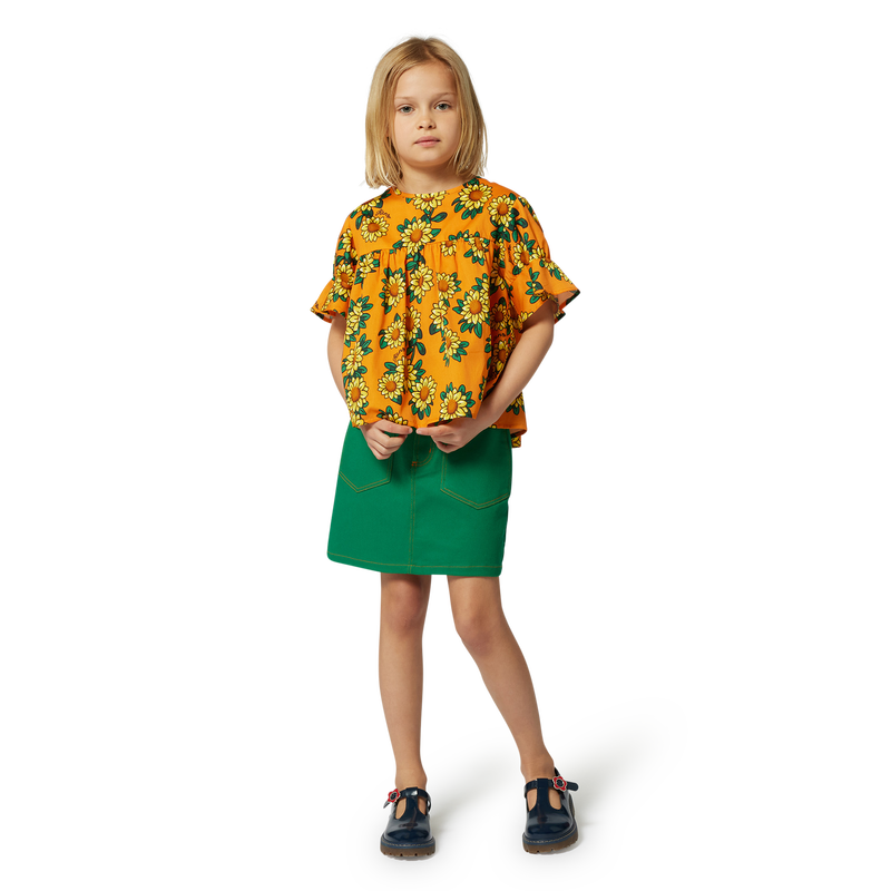 Falda trapecio con bolsillos KENZO KIDS 
                        NI&Ntilde;A