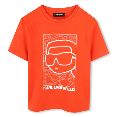 Camiseta con estampado KARL LAGERFELD KIDS NI&Ntilde;O