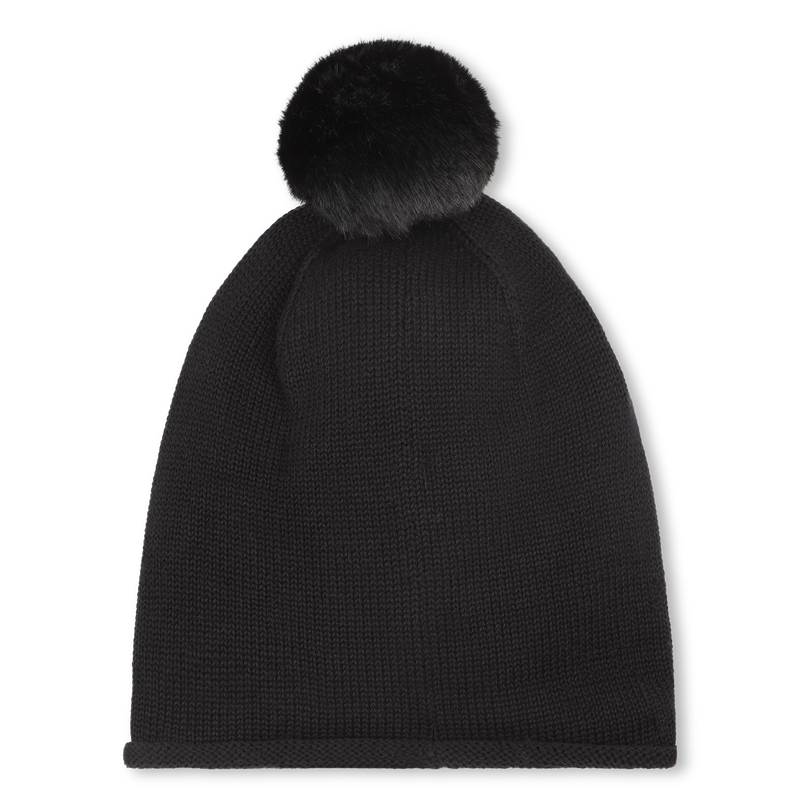 Gorro de punto KARL LAGERFELD KIDS 
                        NI&Ntilde;A